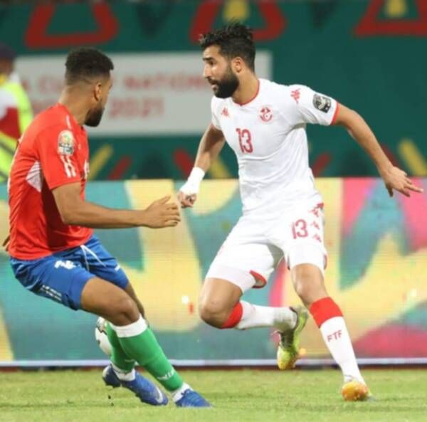 على العابدي في مباراة جامبيا