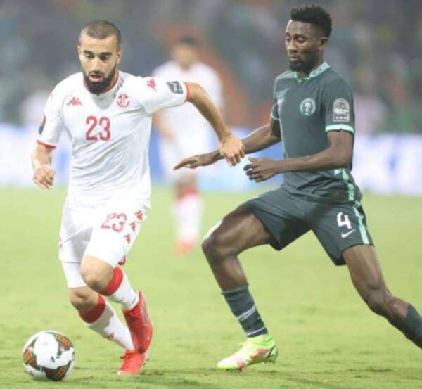  نعيم السليتي في لقاء نيجيريا 