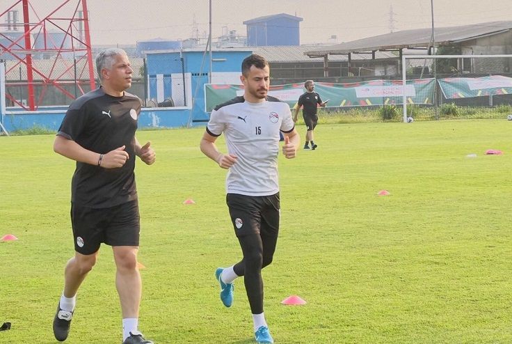 الونش (نقلا عن حساب منتخب مصر علي تويتر)