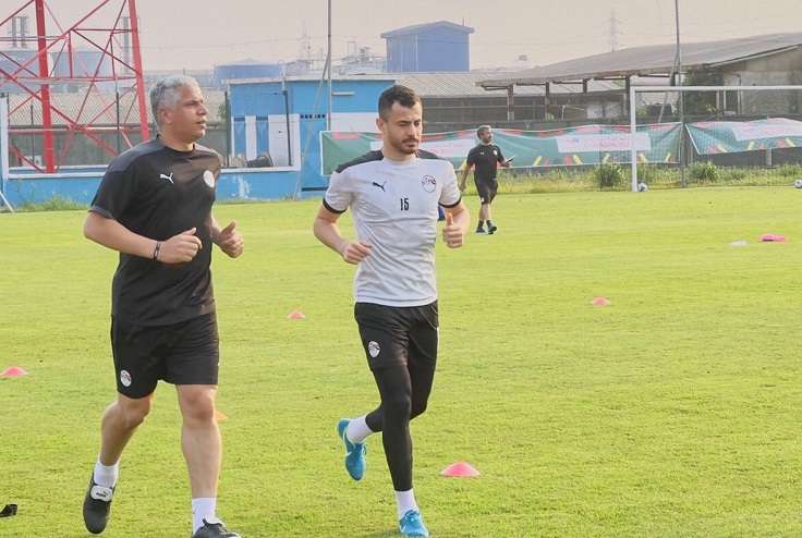 الونش (نقلا عن حساب منتخب مصر علي تويتر)