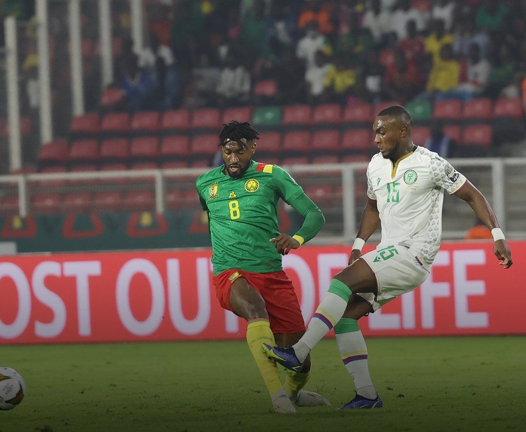 من مباراة جزر القمر والكاميرون