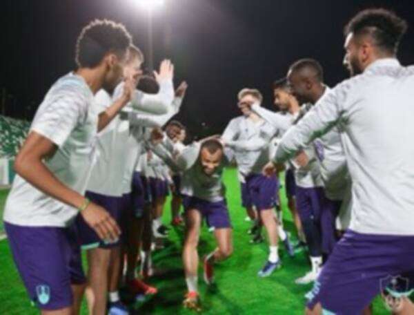 من تدريب اليوم (من حساب أهلي جدة الرسمي)