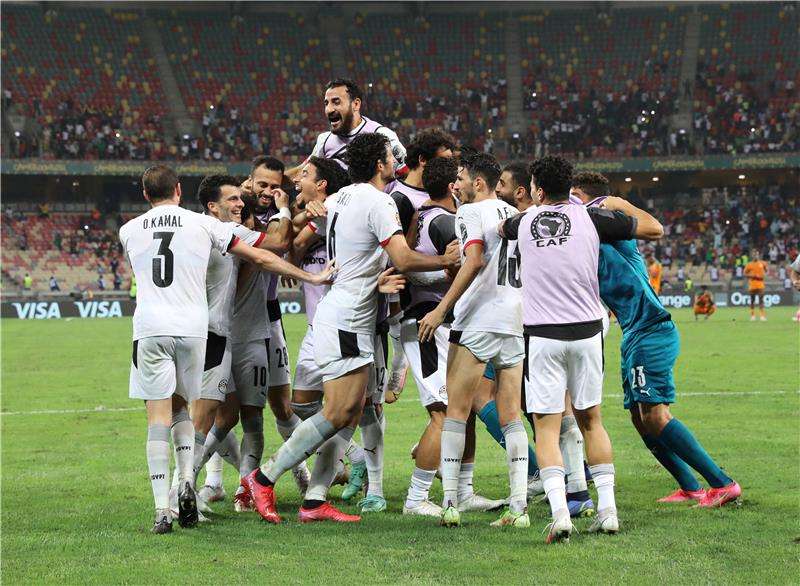 لاعبو منتخب مصر