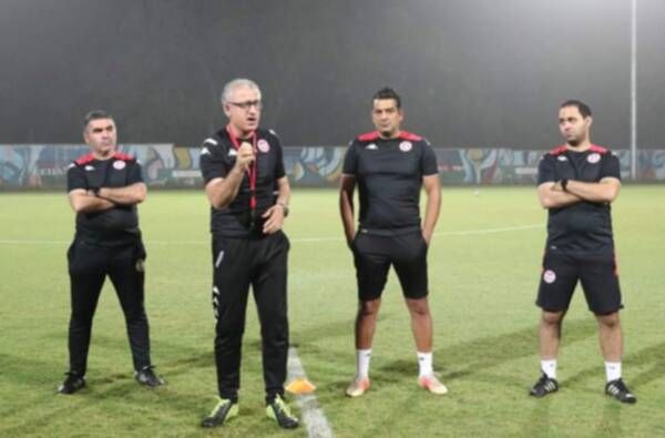 من تدريبات منتخب تونس
