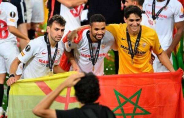 ثلاثي إشبيلية بمنتخب المغرب