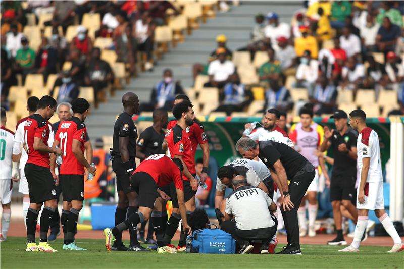 لحظة إصابة أحمد حجازي 