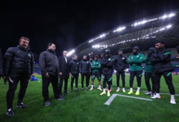 لاعبو منتخب السعودية