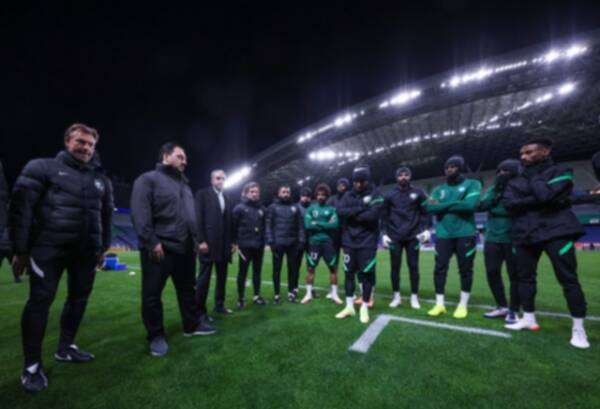 لاعبو منتخب السعودية