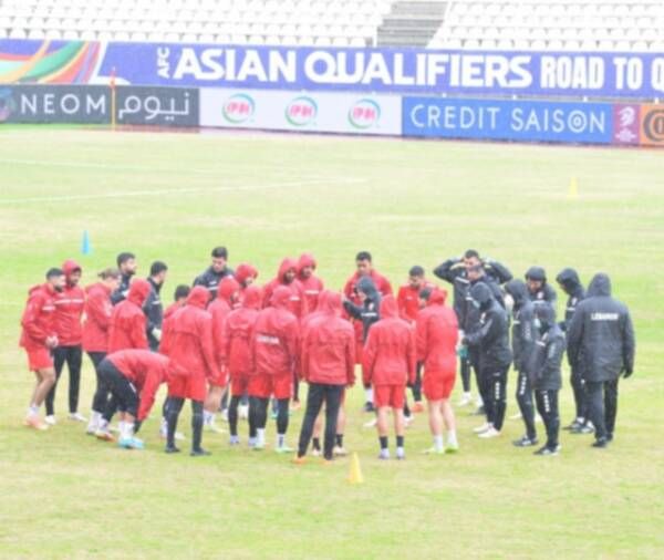 لاعبو منتخب لبنان