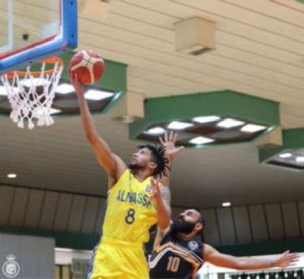 من مباراة النصر والصفا