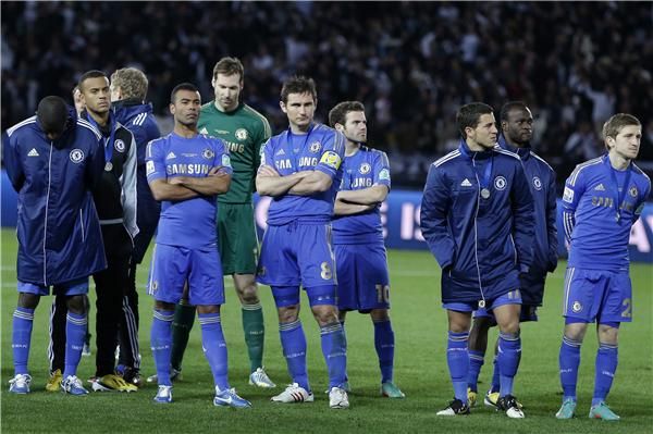 لاعبو تشيلسي في مونديال الأندية 2012