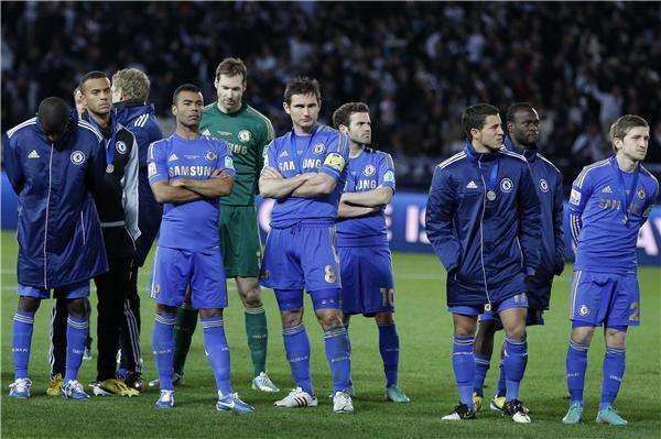 لاعبو تشيلسي في مونديال الأندية 2012