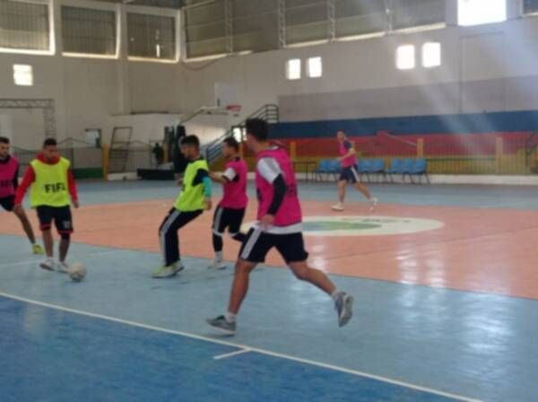 من تدريبات منتخب فلسطين