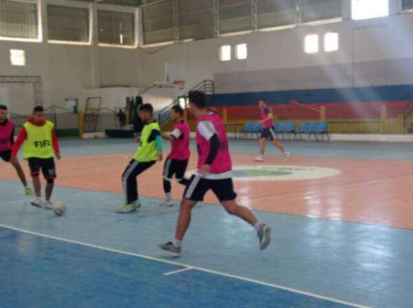 من تدريبات منتخب فلسطين