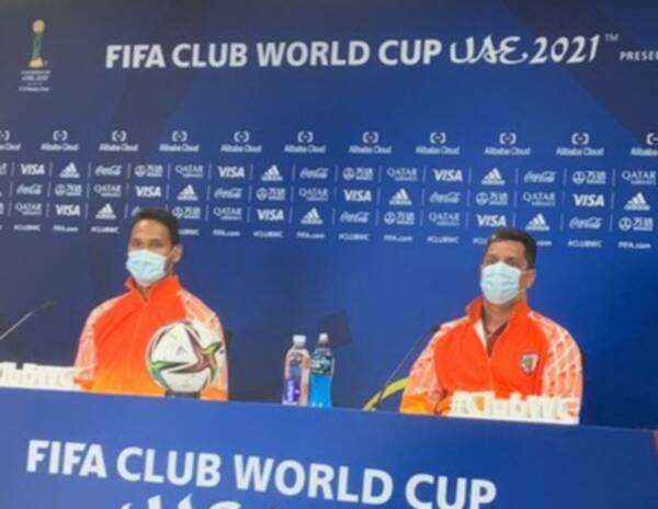 من المؤتمر الصحفي اليوم