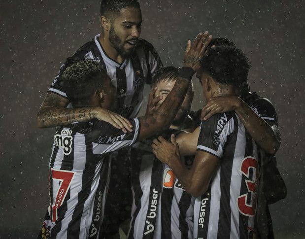 فرحة لاعبي أتليتكو مينيرو (مصدر الصورة: أتلتيكو مينيرو)