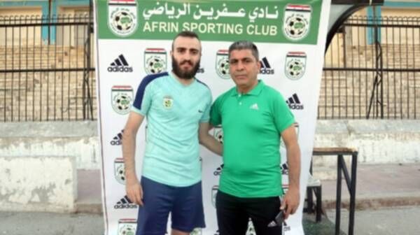 براء مع أحمد مدو رئيس عفرين