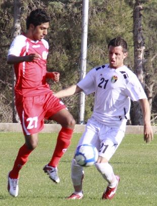 تعادل الاردن والبحرين 