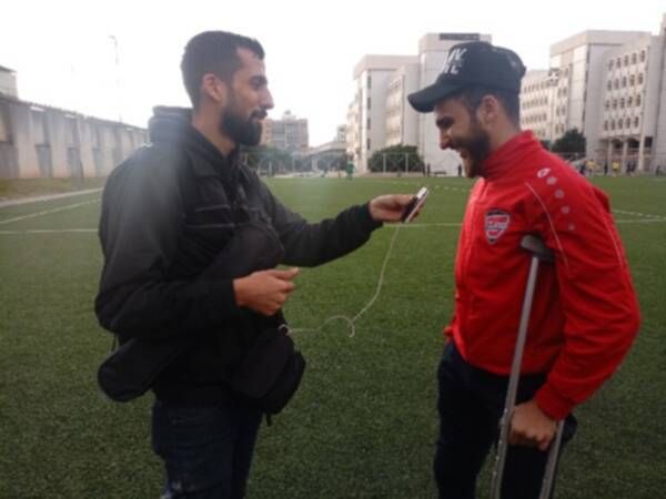 حسين زيون مع مراسل كووورة