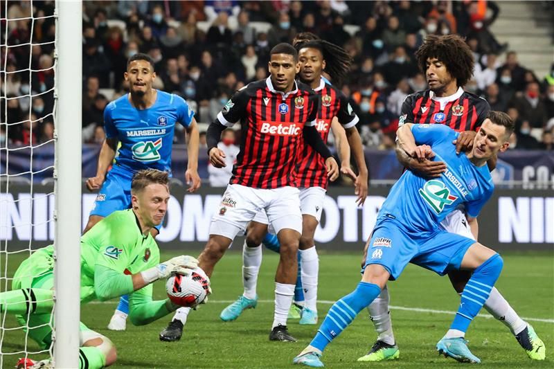 من مبارة نيس و مارسيليا 