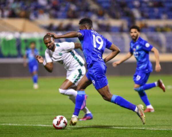 جانب من المباراة