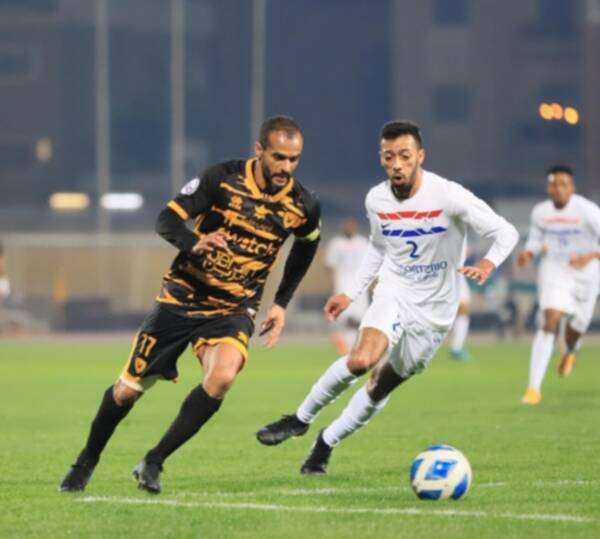 من مباراة القادسية والشباب