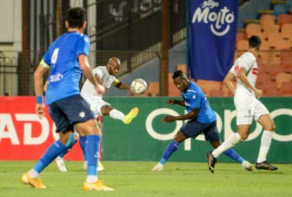 من لقاء سابق بين الزمالك وسموحة