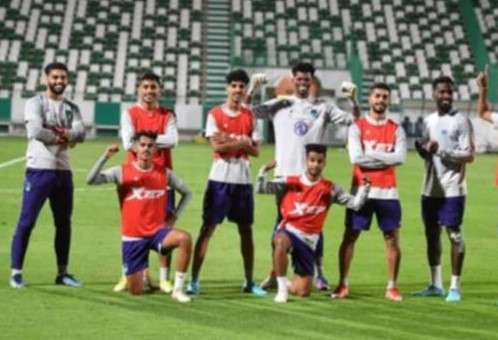 من تدريبات الأهلي