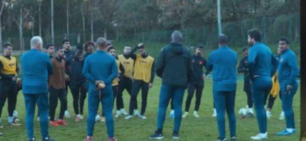 من تدريبات الترجي اليوم بالجزائر