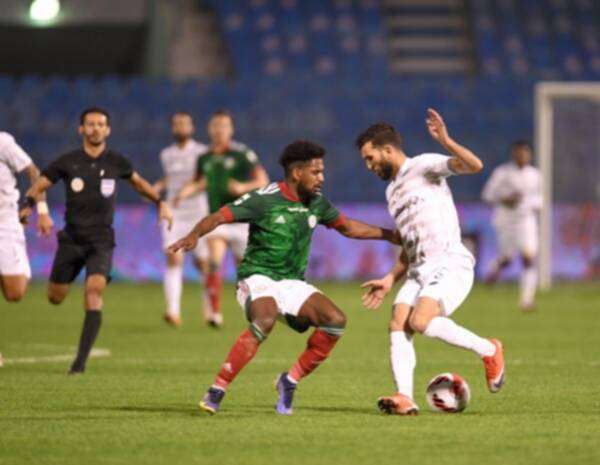 جانب من المباراة