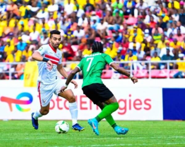 من مباراة الزمالك وساجرادا الأنجولي