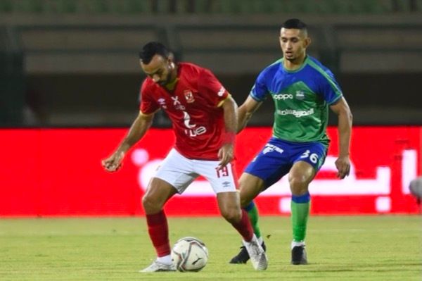 من لقاء سابق بين الأهلي والمقاصة