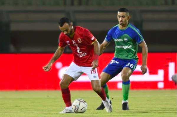 من لقاء سابق بين الأهلي والمقاصة