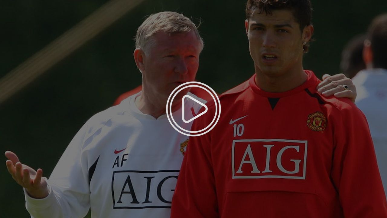 كريستيانو رونالدو والسير أليكس فيرجسون