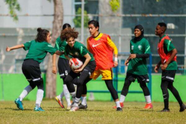 لاعبات منتخب السعودية