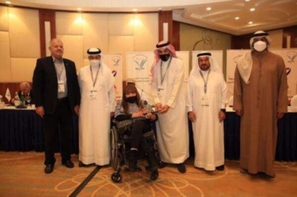  جانب من تكريم مها البرغوثي