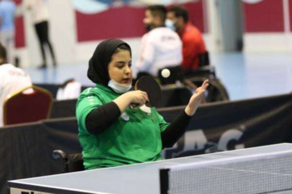 من منافسات تنس الطاولة 