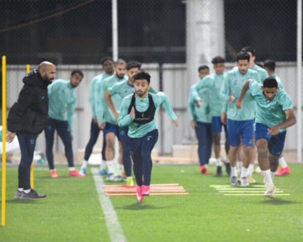 من استعدادات الفريق