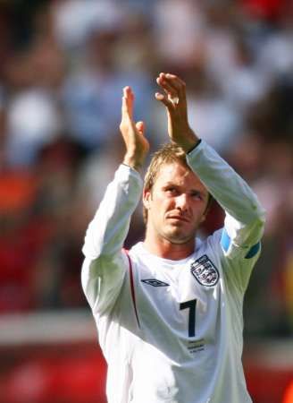 بيكهام قائد المنتخب الأنجليزى 