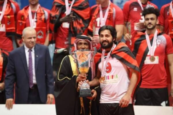 من حفل التتويج