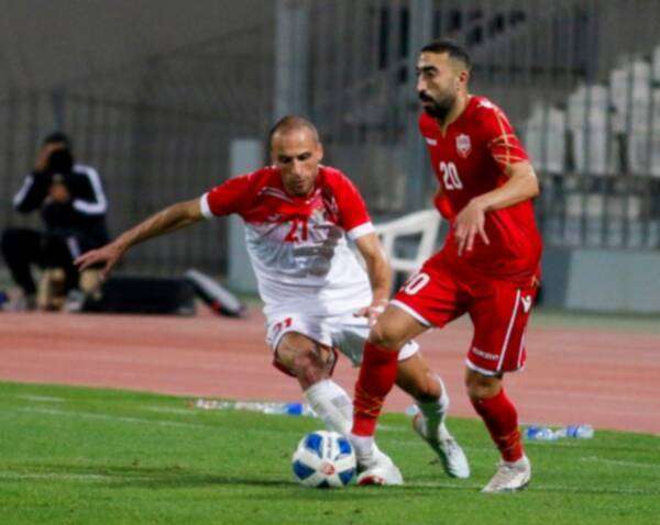 من إحدى مباريات الأردن