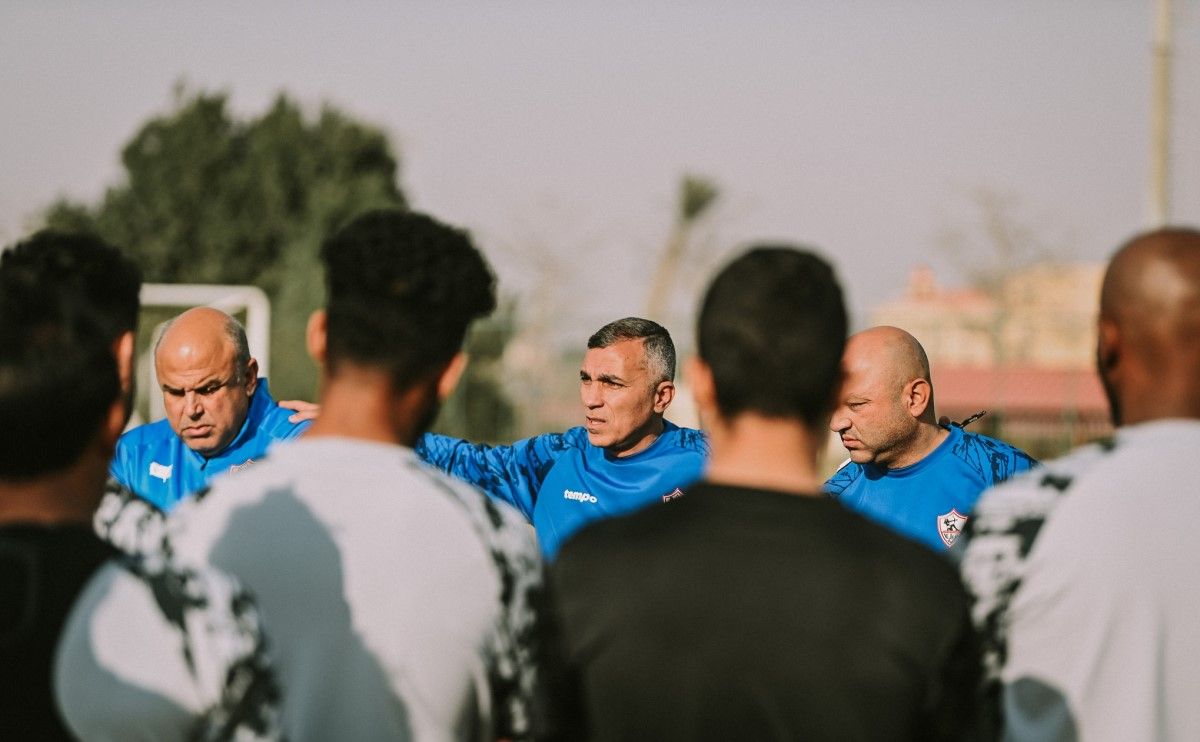 أسامة نبيه في مران الزمالك