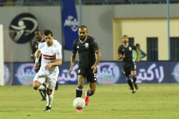 من لقاء سابق بين الزمالك والجونة