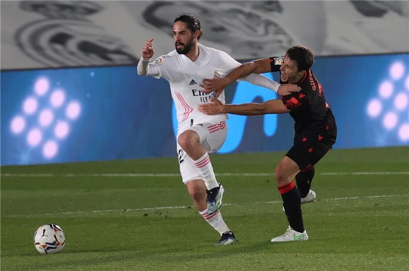 من مباراة سابقة للريال وسوسيداد