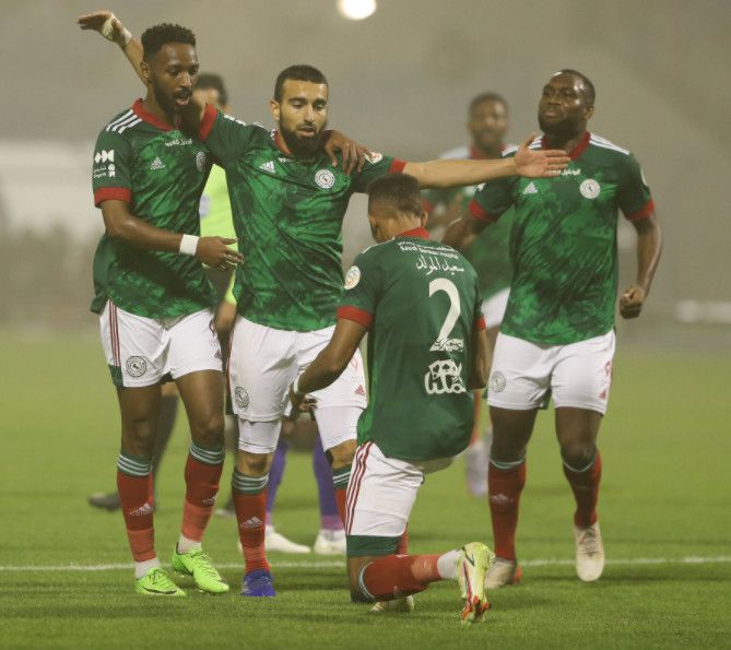 لاعبو الاتفاق (من تويتر النادي)