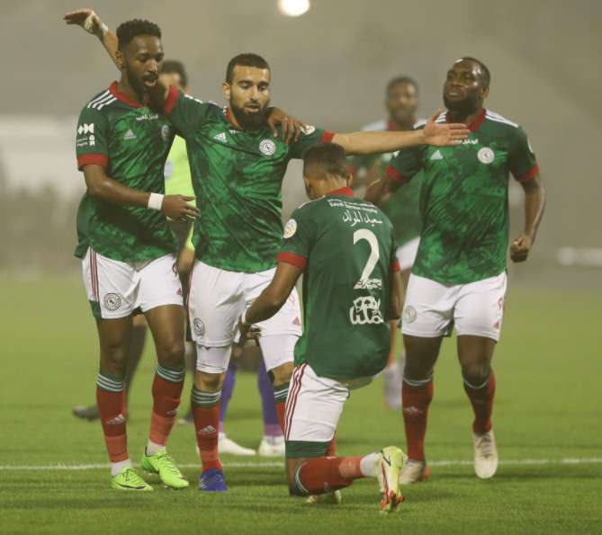 لاعبو الاتفاق (من تويتر النادي)