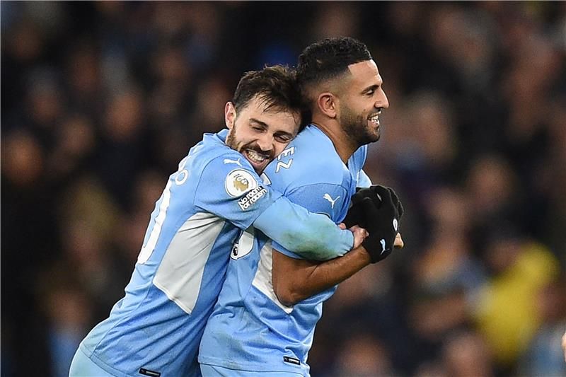 رياض محرز وبرناردو سيلفا