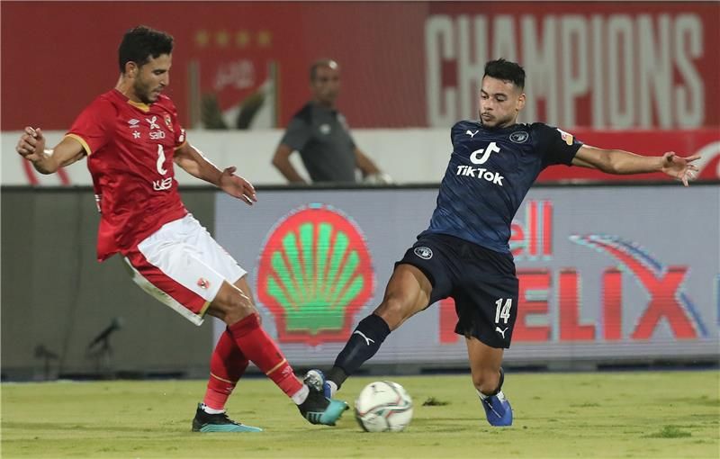 من لقاء سابق بين الأهلي وبيراميدز