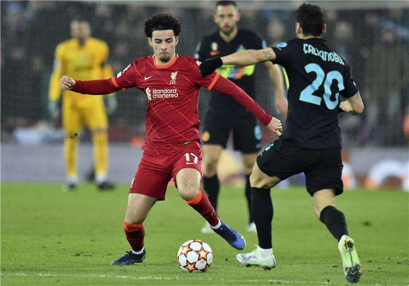 من مباراة ليفربول وإنتر