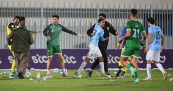 من المباراة   